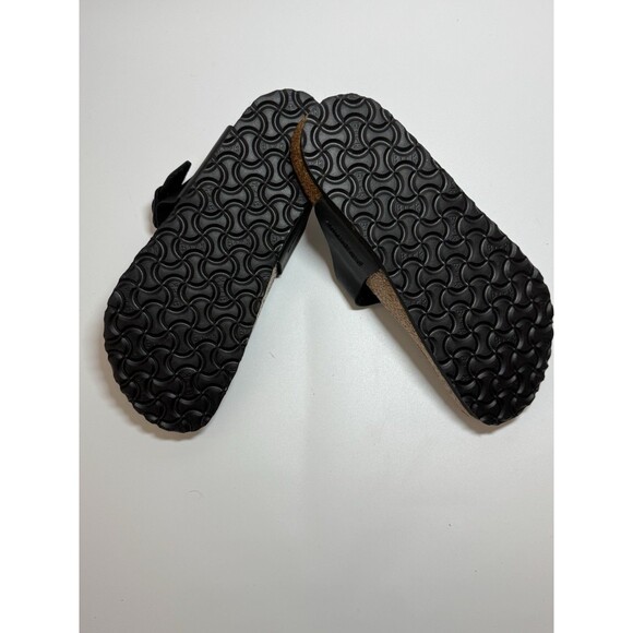 Birkenstock Gizeh Birko-Flor Sandals Black Kids Size US C 12 EU 30 Girls NARROW - Picture 5 of 11